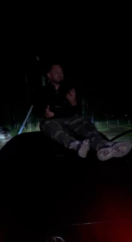 Кадр из архивного видео с дня рождения